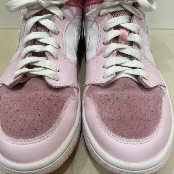 Nike Air Jordan 1 Mid 'Digital Pink' Sneakers Athletic Gym Shoe Women's 8 - Picture 5 of 14